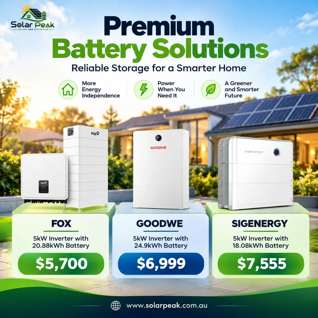 SolarPeak Battery and Inverter Offer Perth